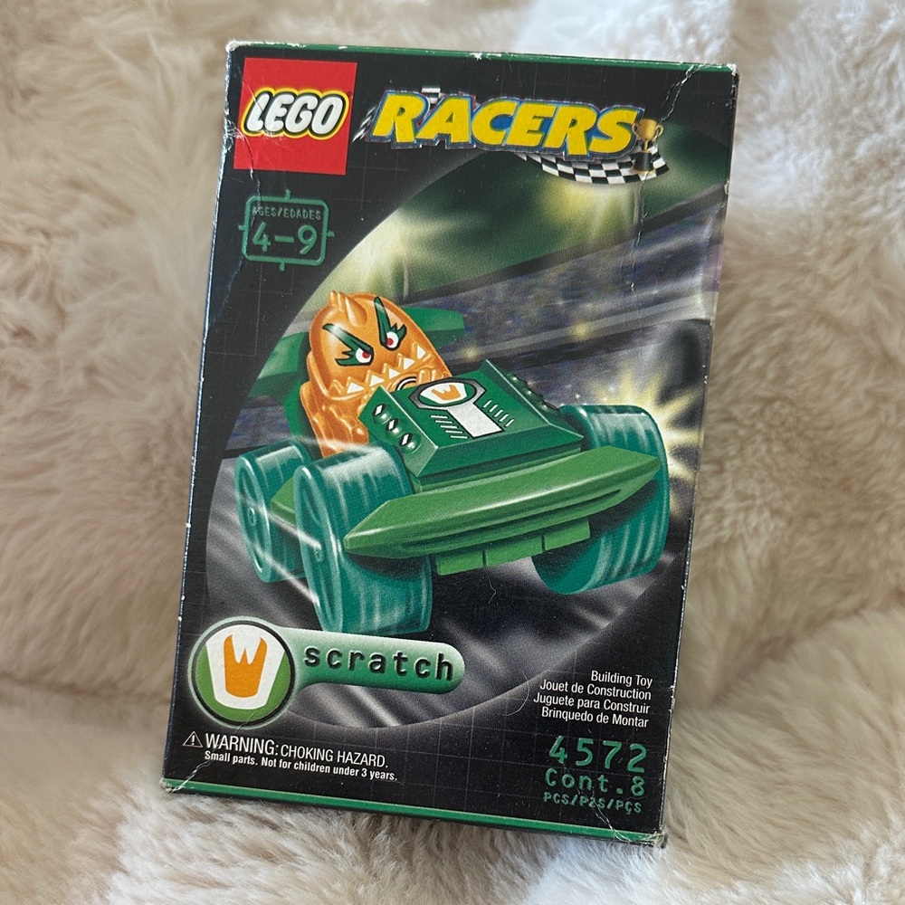 LEGO Racers Green Scratch Car 4572 set New Rare 2001